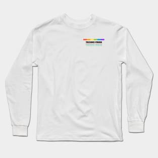 Techno Pride LGBT Rainbow Flag Long Sleeve T-Shirt